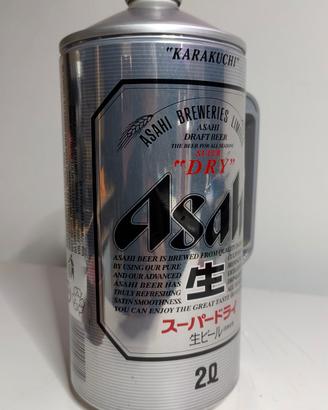 Fusto Vuoto Birra Asahi 2 litri vintage 