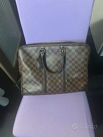 Borsa porta documenti Louis  Vuitton Damier