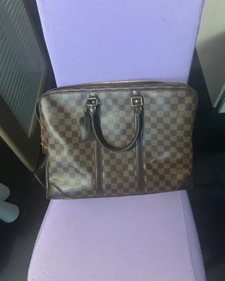 Borsa porta documenti Louis  Vuitton Damier