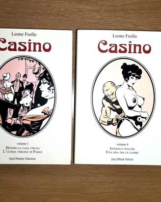 2 rari libri fumetti EROTIC.I. “CASINO” - L.FROLLO