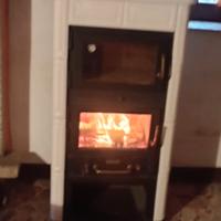  stufa a legna con forno modello E900