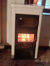 stufa a legna con forno modello E900