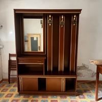 Mobile soggiorno/ingresso anni ’70 con specchio