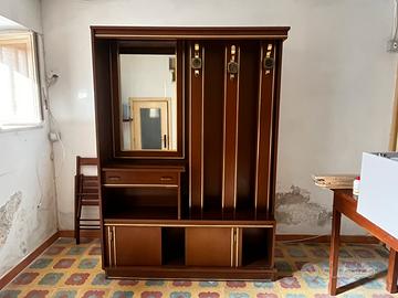 Mobile soggiorno/ingresso anni ’70 con specchio