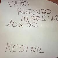 Vaso rotondo usato