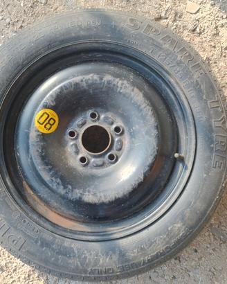 Ruotino di scorta  5 fori  per Ford con crick