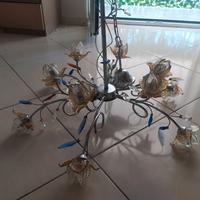 lampadario in acciaio