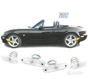 FRECCIE LATERALI PER MAZDA MX5 89-05 BIANCO