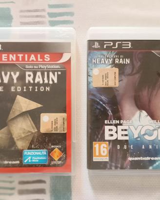 Heavy rain + Beyond: due anime per PS3