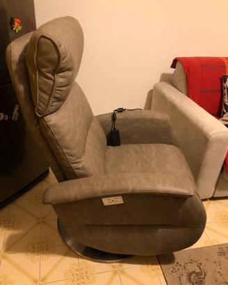 Poltrona Relax Girevole Spaziorelax Mod. Ginevra
