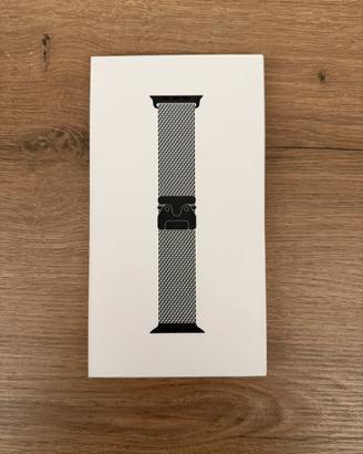 Cinturino Apple Watch Titanium Milanese loop nero