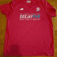 Maglia running New Balance Deejay Five 