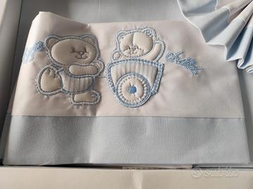 Set completo lenzuolino per culla