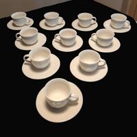 PHILIPPES LEVIEUX – Dieci tazzine in porcellana