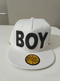 Cappellino Snapback boy London Bianco 