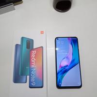 Xiaomi Redmi Note 9-128GB Forest Green COVER NUOVA