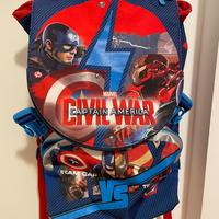 Zaino scuola elementare bambino Avengers zainetto
