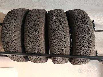 4 cerchi con gomme invernali 185/65 r15
