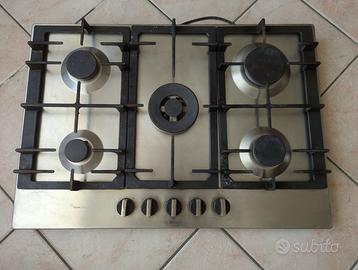 piano cottura a gas bosch pcq7a5b90 5 fuochi 75cm