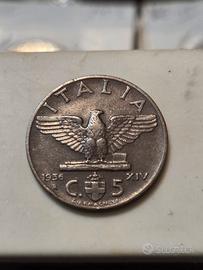 5 centesimi  1936