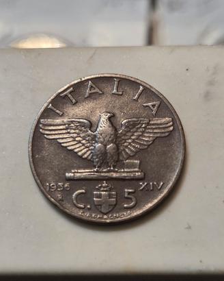 5 centesimi  1936