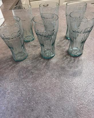 Set 6 bicchieri coca cola