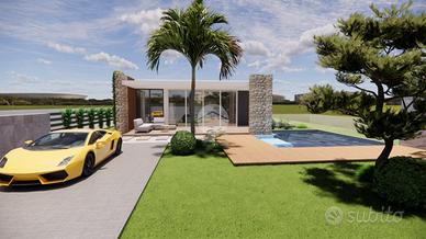 Villa con piscina a quarto