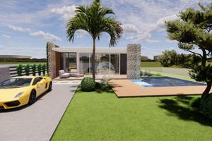 Villa con piscina a quarto