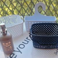 Lotto 4 accessori usati per il bagno