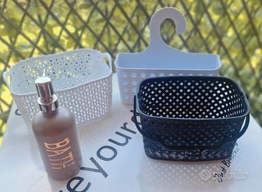 Lotto 4 accessori usati per il bagno