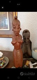 statua africana in legno