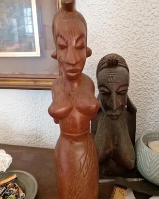 statua africana in legno