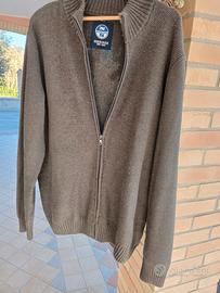 maglia con cerniera in buono stato xxl tag 