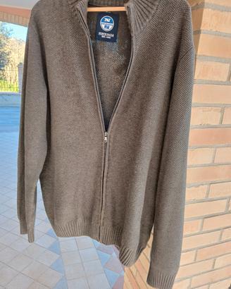 maglia con cerniera in buono stato xxl tag 