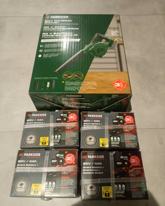 Soffiatore e batterie parkside 