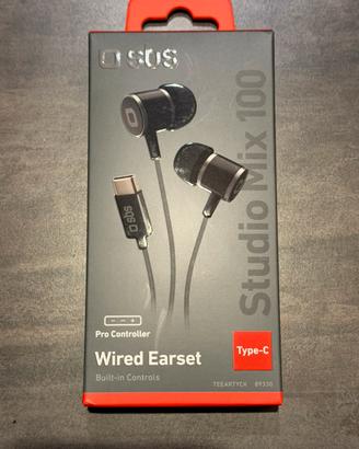 Auricolari SBS Studio Mix 100C - NUOVI