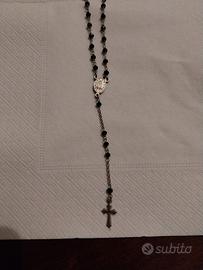Collana rosario da uomo