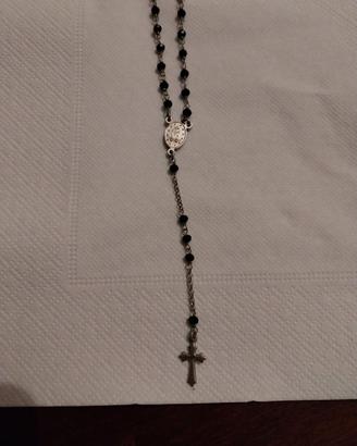 Collana rosario da uomo