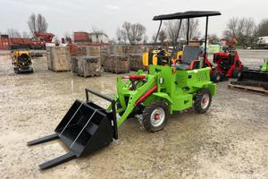 Pala gommata elettrica