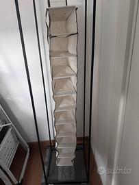 Organizzatore armadio da appendere per scarpe