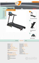Tapis Roulant Get Fit Route 870 (usato pochissimo)