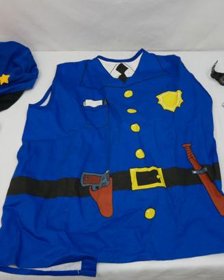 Costume Carnevale Poliziotto Bambini + accessori