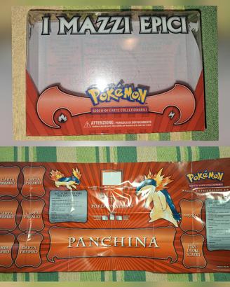 pokemon set scatola + tabellone Typhlosion EX