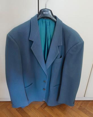 giacca blu cashmere lana taglia 52