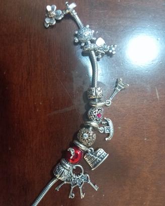 pandora bracciale e ciondoli originale