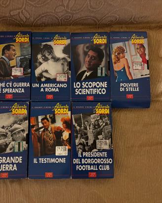 7 Videocassette VHS Alberto Sordi