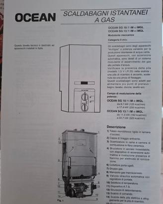 scaldabagno 13 l 