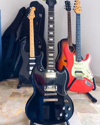 Chitarra elettrica Epiphone SG PRO +setup+regali