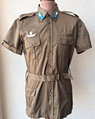 Giacca pantaloni sahariana Parà Folgore 1988 tg.50