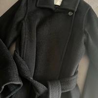 MAX MARA CAPPOTTO NERO MANUELA XS